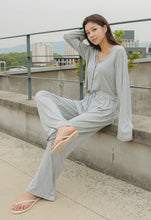 Load image into Gallery viewer, CONCHWEAR Sugar Crop Cardigan Bootcut Pants Set 2Color