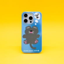 Load image into Gallery viewer, SECOND UNIQUE NAME Cat with Mouse Graphic Phone Case