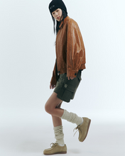 Load image into Gallery viewer, 23.65 NUTTY Suede Lace Up Loafers Beige