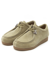 Load image into Gallery viewer, 23.65 NUTTY Suede Lace Up Loafers Beige