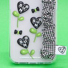 Load image into Gallery viewer, SECOND UNIQUE NAME Check Gobull Band Clear Phone Case Black