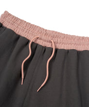 Load image into Gallery viewer, FALLETT Color-Block Sweat Shorts Charcoal