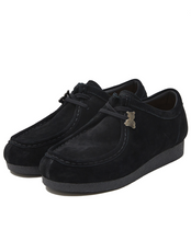 Load image into Gallery viewer, 23.65 NUTTY Suede Lace Up Loafers Black