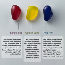 Load image into Gallery viewer, CREME Sea Glass Soap 6Types Set