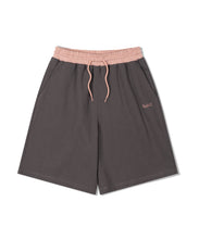 Load image into Gallery viewer, FALLETT Color-Block Sweat Shorts Charcoal