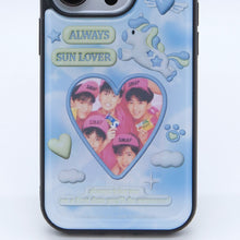 Load image into Gallery viewer, SECOND UNIQUE NAME iPhone Case Epoxy Photo SKY Blue