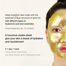 Load image into Gallery viewer, KOCOSTAR Premium Gold Foil Triple Layer Mask 1Box