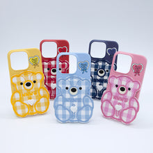 Load image into Gallery viewer, SECOND UNIQUE NAME CASE PATCH CHECK BEAR YELLOW