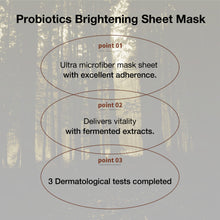 Load image into Gallery viewer, AROH Probiotics Brightening Sheet Mask 1Box