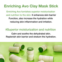 Load image into Gallery viewer, TEEHEEHEE Enriching Avo Clay Mask Stick