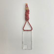 Load image into Gallery viewer, ARNO iPhone Case with Rope Strap It's red