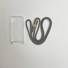 Load image into Gallery viewer, ARNO iPhone Case with Rope Strap Black White