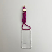 Load image into Gallery viewer, ARNO iPhone Case with Rope Strap Passion pink