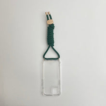 Load image into Gallery viewer, ARNO iPhone Case with Rope Strap Royal Green