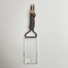 Load image into Gallery viewer, ARNO iPhone Case with Rope Strap Golden Blue