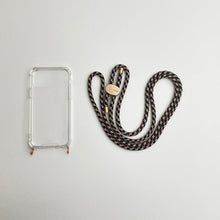 Load image into Gallery viewer, ARNO iPhone Case with Rope Strap Golden Blue