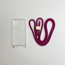 Load image into Gallery viewer, ARNO iPhone Case with Rope Strap Passion pink