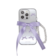 Load image into Gallery viewer, SECOND UNIQUE NAME Ballet Ribbon Clear Case Purple