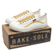 Load image into Gallery viewer, BAKE-SOLE Omelet Sneakers White Yellow