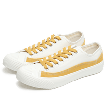 Load image into Gallery viewer, BAKE-SOLE Tart Sneakers White Yellow