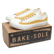 Load image into Gallery viewer, BAKE-SOLE Tart Sneakers White Yellow