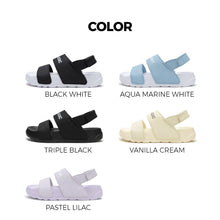 Load image into Gallery viewer, AKIII CLASSIC Quick Slide Ver.2 Sandals Black White