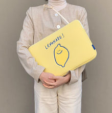Load image into Gallery viewer, SECOND MORNING iPad Laptop Pouch Lemony