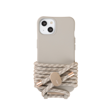 Load image into Gallery viewer, ARNO M2 Oatmeal Cream Phone Case with Rope Strap