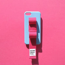 Load image into Gallery viewer, SECOND UNIQUE NAME Sun Case Ribbon Light Blue Deep Pink