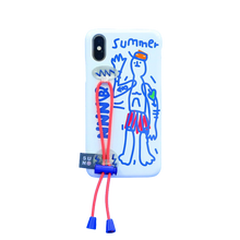 Load image into Gallery viewer, SECOND UNIQUE NAME Sun Case String Glossy White (TWICE use)
