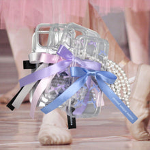 Load image into Gallery viewer, SECOND UNIQUE NAME Ballet Ribbon Clear Case Black