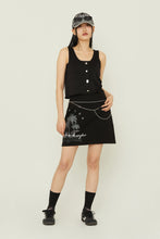 Load image into Gallery viewer, TARGETTO Candy Sleeveless Cardigan Black (IVE LIZ's pick)