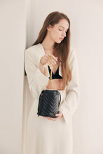 Load image into Gallery viewer, LOEKA Matilda Drawstring Bag Black