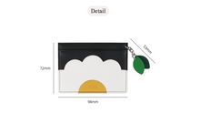 Load image into Gallery viewer, D.LAB Daisy card wallet Black