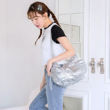 Load image into Gallery viewer, MYSHELL Kisses Hobo Bag Silver