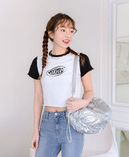 Load image into Gallery viewer, MYSHELL Kisses Hobo Bag Silver