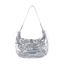 Load image into Gallery viewer, MYSHELL Kisses Hobo Bag Silver