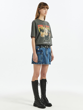 Load image into Gallery viewer, FALLETT Nero Band Short Sleeve Tee Charcoal