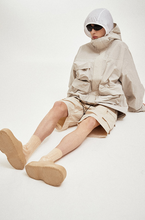 Load image into Gallery viewer, 23.65 Baguette Rubber Clogs Camel