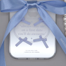Load image into Gallery viewer, SECOND UNIQUE NAME Ballet Ribbon Clear Case Blue