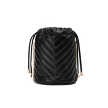 Load image into Gallery viewer, LOEKA Matilda Drawstring Bag Black