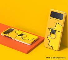 Load image into Gallery viewer, SLBS Eco Friends Lisa Simpsons Phone Case with ring for Galaxy Z Flip 4