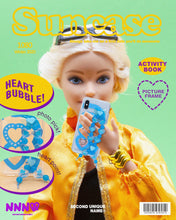 Load image into Gallery viewer, SECOND UNIQUE NAME Sun Case Heart Bubble Light Blue