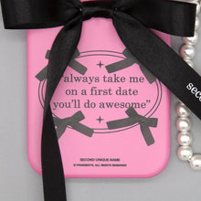 Load image into Gallery viewer, SECOND UNIQUE NAME Ballet Ribbon Case Black