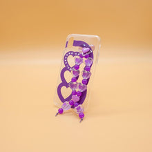 Load image into Gallery viewer, SECOND UNIQUE NAME Sun Case Heart Bubble Purple