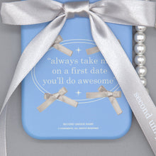 Load image into Gallery viewer, SECOND UNIQUE NAME Ballet Ribbon Case Silver