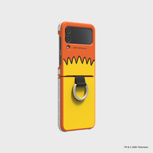 Load image into Gallery viewer, SLBS Eco Friends Bart Simpsons Phone Case with ring for Galaxy Z Flip4