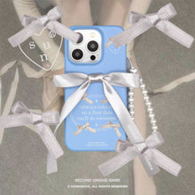 Load image into Gallery viewer, SECOND UNIQUE NAME Ballet Ribbon Case Silver