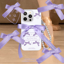 Load image into Gallery viewer, SECOND UNIQUE NAME Ballet Ribbon Case Purple