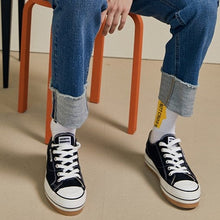 Load image into Gallery viewer, GRIMPER Porcanevas Canvas Sneakers Black